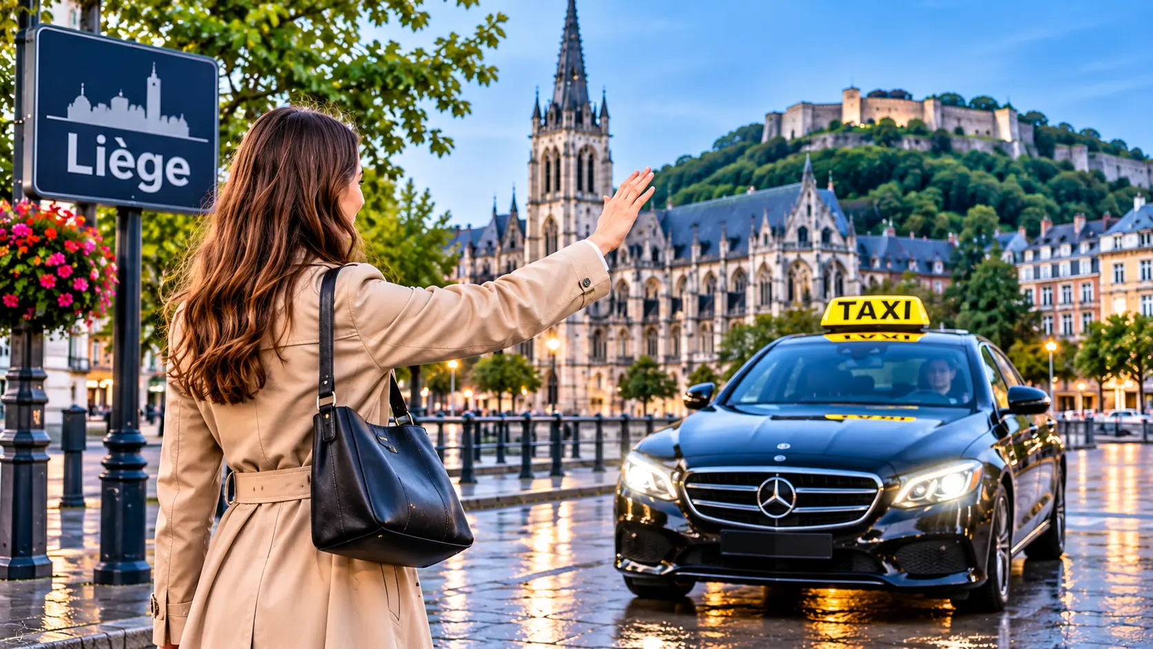 Taxi local dans la ville de Liège – trajets entre les quartiers